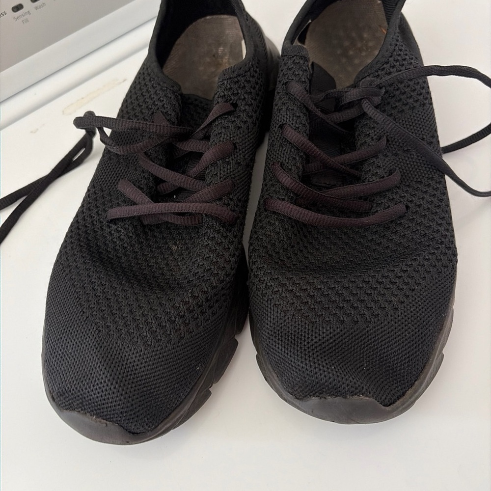 & Other Stories Black Mesh Athletic Shoes